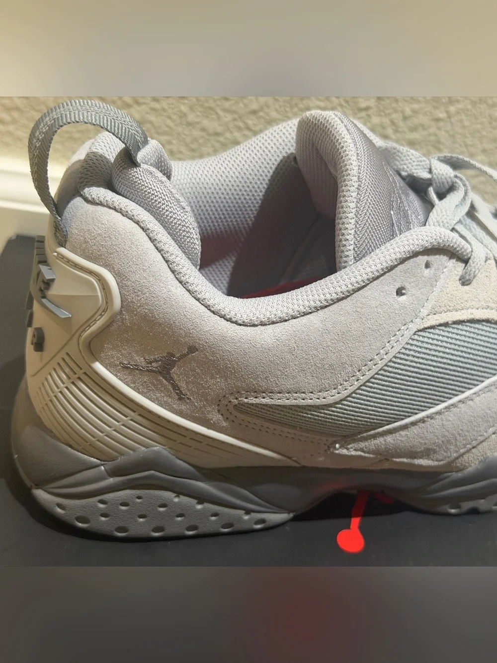 Jordan Men's Low-Top Sneakers in grey.